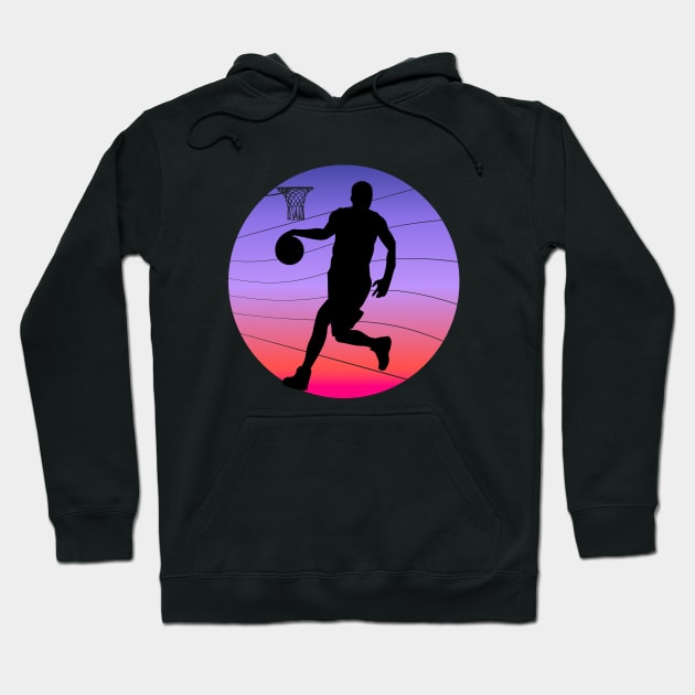 Basketball retro vintage style Hoodie by GameOn Gear